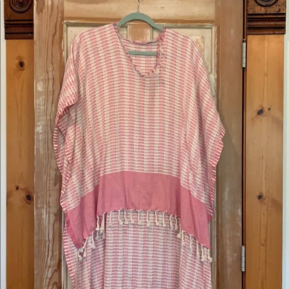 Beautiful pink cotton Kaftan